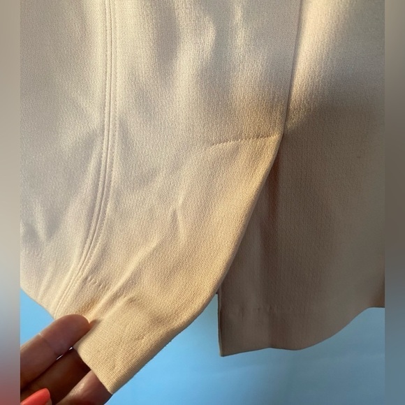 Banana Republic peachy/pink gold zipper front skirt women's size 2 - Picture 5 of 10